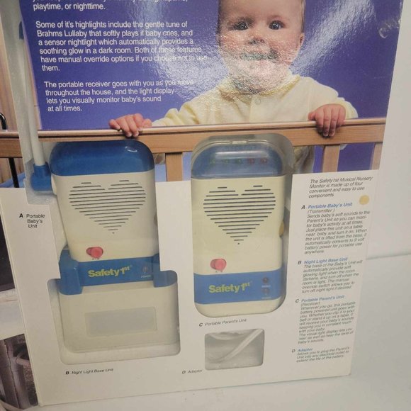 Safety 1st Deluxe Musical Sight & Sound Nursery Monitor baby 205 - Picture 4 of 14